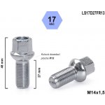 Kolový šroub M14x1,5x27 kulový R13, WHT002437, Audi, Seat, Škoda, VW, klíč 17, LS17D27FR13, výška 48 mm – Hledejceny.cz