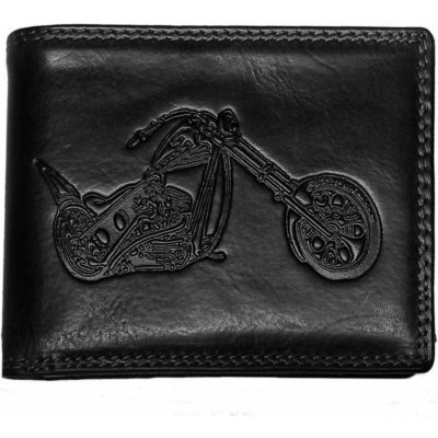Kožená peněženka Sendi Design 104W/Moto black