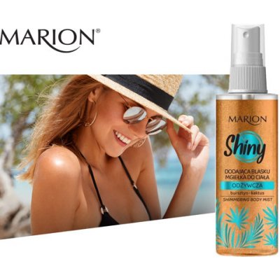 Marion Shiny Body Mist třpytivá tělová mlha ve spreji 120 ml – Zboží Dáma