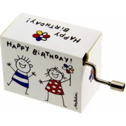 Authentic Music Box (Hrací skříňka) Happy Birthday to You