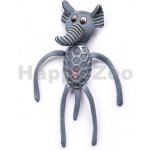 JK ANIMALS látková pískací hračka Slon s dlouhýma nohama, 41 cm – Zboží Dáma