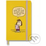 Moleskine Zápisník Peanuts tvrdé desky A5 linkovaný žlutý – Zboží Dáma