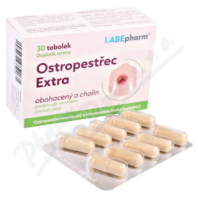 Labe Pharm Ostropestřec EXTRA s cholinem 30 tablet