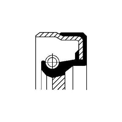 Těsnicí kroužek klikového hřídele CORTECO 12001475B – Zboží Mobilmania