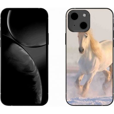 Pouzdro mmCase Gelové iPhone 13 6.1 - kůň ve sněhu – Zboží Mobilmania