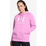 Under Armour dámská mikina UA RIVAL FLEECE BIG LOGO HDY 1379501-638 Růžový – Zboží Dáma