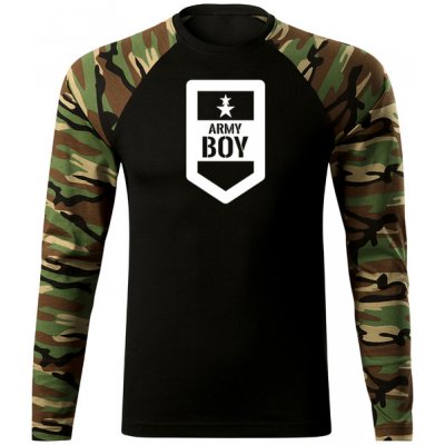 Dragova Fit-T tričko s dlouhým rukávem boy woodland