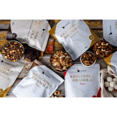 Anjolie Královská granola Královská granola: Rafaelo 400 g – Zboží Dáma