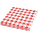 PAP Ubrousek FSC Mix 1vV Karo červený 33x33cm 100ks – Hledejceny.cz
