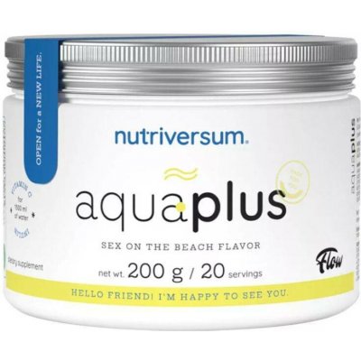 Nutriversum Aqua Plus Nápoj s vitamínem C a vlákninou Piňa Colada 200 g – Hledejceny.cz