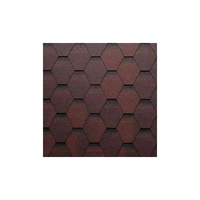 Tegola ECO ROOF Hexagonal červená 1m² – HobbyKompas.cz