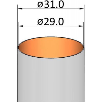 Klima Papírová trubka 29mm / 150mm – Zbozi.Blesk.cz