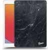 Pouzdro na tablet Picasee silikonový Apple iPad 10.2 2020 8. gen Black marble čiré