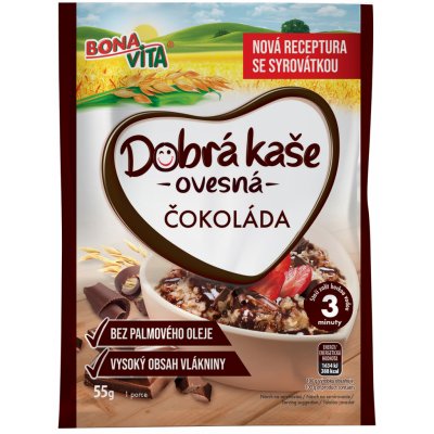 Bonavita Dobrá kaše ovesná čokoláda 55 g – Zboží Dáma
