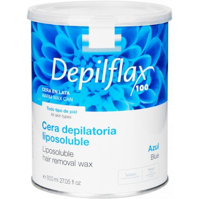 DEPILFLAX Depilační vosk 800 ml AZULEN