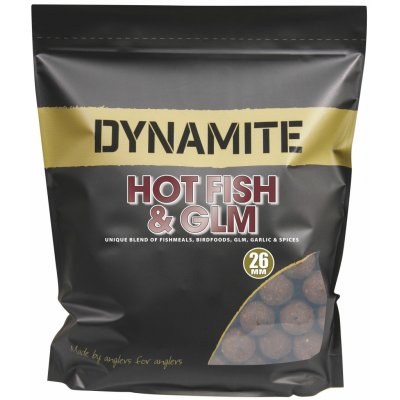Dynamite Baits Boilies Hot Fish&GLM 1 kg 26 mm – Hledejceny.cz