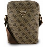 Guess PU 4G Triangle Logo Taška 8" Brown – Sleviste.cz