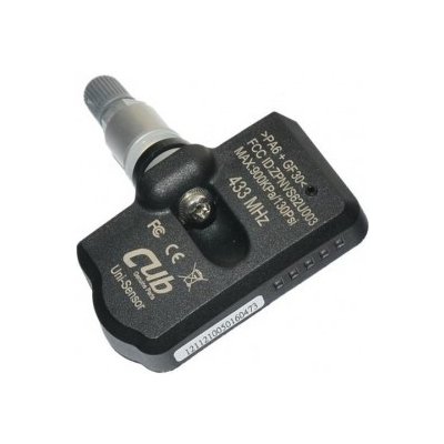 TPMS senzor CUB EU 433 MHz, programovatelný, s ALU ventilem – Zboží Mobilmania