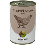 Bohemia Pet Food Slepičí maso ve vlastní šťávě 400 g – Sleviste.cz