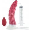 Dilda Slave4master Fantasy Dragon Squirting Dildo červeno černé silikonové dildo 22 x 3,9 - 5,5 cm