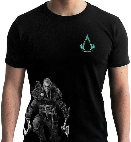 ABYstyle tričko Assassin s Creed Valhalla Viking černá