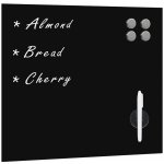 Greatstore Nástěnná magnetická tabule sklo 40 x 40 cm – Zboží Živě