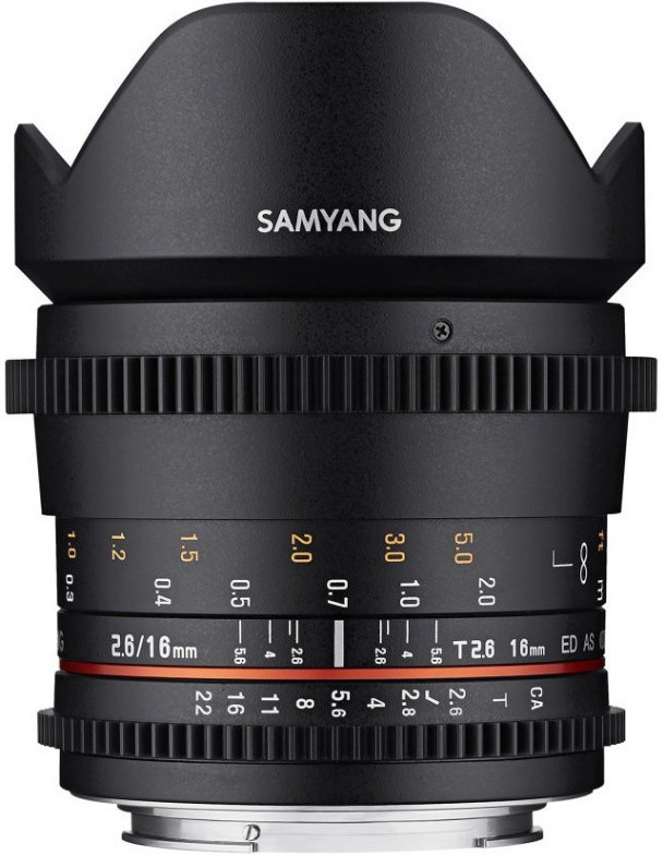 Samyang 16mm T2.6 ED AS UMC Canon EF