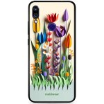 Pouzdro Mobiwear Glossy Xiaomi Redmi Note 7 - G015G Barevné květinky – Zboží Mobilmania