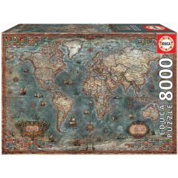 Educa Historical World Map 8000 dílků