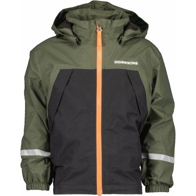 Didriksons dětská nepromokavá bunda Enso 4 Deep Green – Sleviste.cz