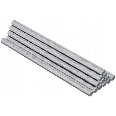 Šroubové tyče 12 pcs Stříbrná M6 x 120 mm Kov – Hledejceny.cz