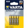 Baterie primární Varta Superlife AAA 4ks 2003101414