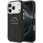 Karl Lagerfeld PU RSG Logo MagSafe Zadní Kryt pro iPhone 17 Pro Max Black – Zboží Mobilmania