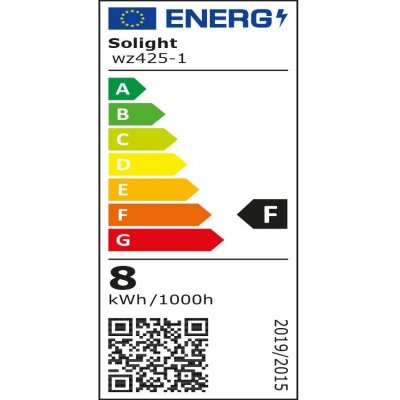 Solight LED žárovka , miniglobe, 8W, E14, 3000K, 720lm, bílé provedení