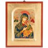 Vánoční dekorace Ikona Panna Maria Ustavičné pomoci 12,5 x 10 cm