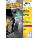 Avery Zweckform Etikety pro laser 10 listů A4 bílé 99,1 x 42,3 mm ultra odolné vůči počasí L7913-10 – Zboží Dáma