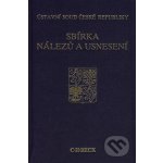 Sbírka nálezů a usnesení ÚS ČR svazek 18 – Hledejceny.cz