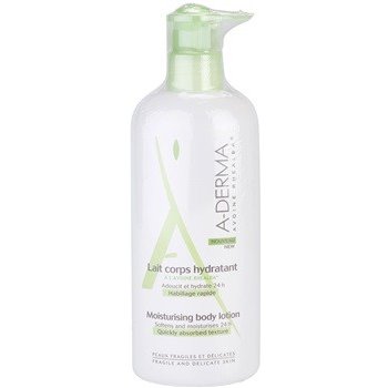 A-Derma Original Care hydratační tělové mléko (Softens and Moisturises 24h, with Pump) 400 ml