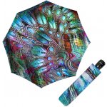 Doppler Fiber Magic Pavone Satin dámský plně automatický deštník vícebarevný – Zboží Dáma