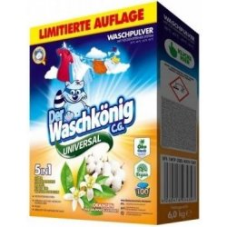 Waschkönig Universal prášek s výtažky extraktu z Pomerančů a bavlny 100 PD 6 kg