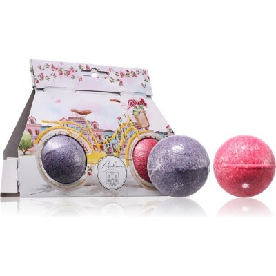 Bohemia Gifts Jedem Bomby Rozjeď to šumivá koule do koupele vůně Lavender + Rosehip & Rose 2 x 110 g – Hledejceny.cz