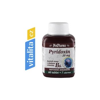 MedPharma Pyridoxin vitamin B6 20 mg 67 tablet