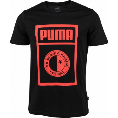 Puma SLAVIA PRAGUE GRAPHIC TEE černá