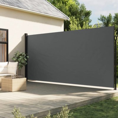 vidaXL Zatahovací boční markýza antracitová 200 x 500 cm – Zboží Mobilmania