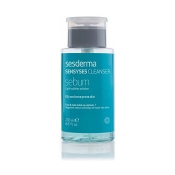 Sesderma Sensyses Cleanser Sebum odličovač make-upu pro mastnou pleť (Nanotech) 200 ml