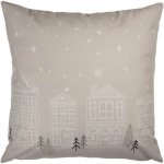 Clayre & Eef Béžový Amsterdam Christmas 45 x 45 cm – Hledejceny.cz