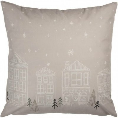 Clayre & Eef Béžový Amsterdam Christmas 45 x 45 cm – Hledejceny.cz