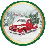 Excellent Houseware Máslové sušenky v kovové dóze s Vánočním motivem auta KO-ABM800800auto – Zboží Dáma