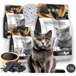 Catfun Plus hrudkující bentonitové stelivo s aktivním uhlím 10 l – Hledejceny.cz