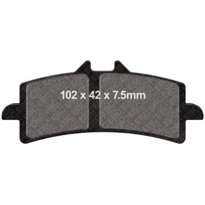 Brzdové destičky EBC EPFA447HH | Zboží Auto